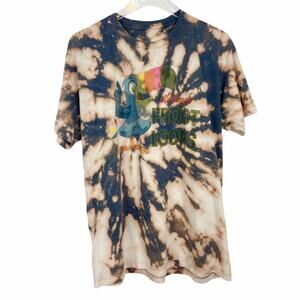 Fruit Loops Custom Bleached Graphic Tee Sz L